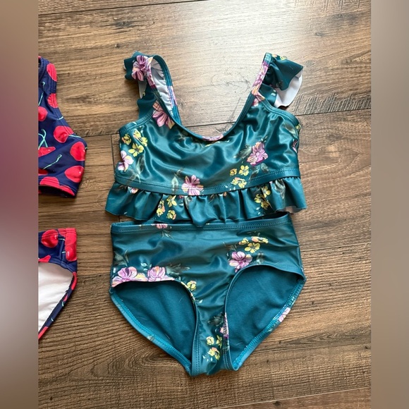 Kid's Two Piece Bathing Suit Sets,Justice & Kanu Brands,Size XS - Picture 2 of 7